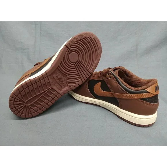 Nike Dunk Low (PSE) Sneakers Leather Black Tan Cacao Size 3Y NEW NO BOX! - Picture 2 of 11